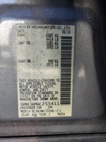 1N4BL3AP6GC255411 Nissan Altima 3.5sl