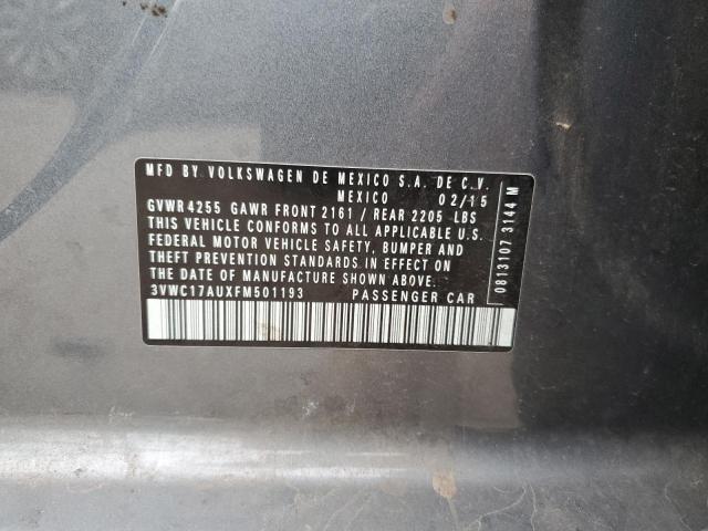 2015 VOLKSWAGEN GOLF SPORT - 3VWC17AUXFM501193