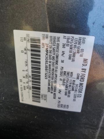 2FMPK3G92JBB73223 Ford EDGE SE