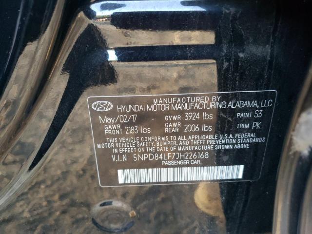 5NPD84LF7JH226168 Hyundai ELANTRA SEL