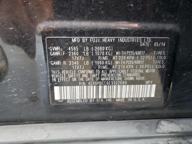 4S4BRBCC6E3322689 Subaru Outback 2.5i Premium