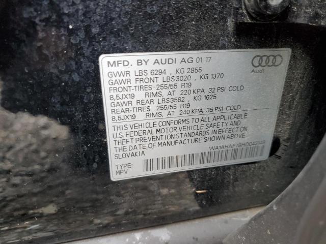 VIN WA1AHAF78HD043149 2017 Audi Q7, Premium no.13