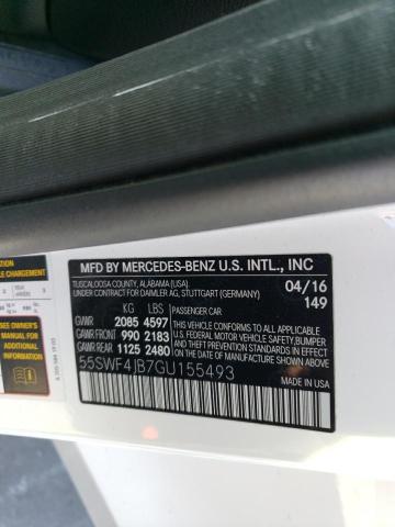55SWF4JB7GU155493 Mercedes-Benz C 300