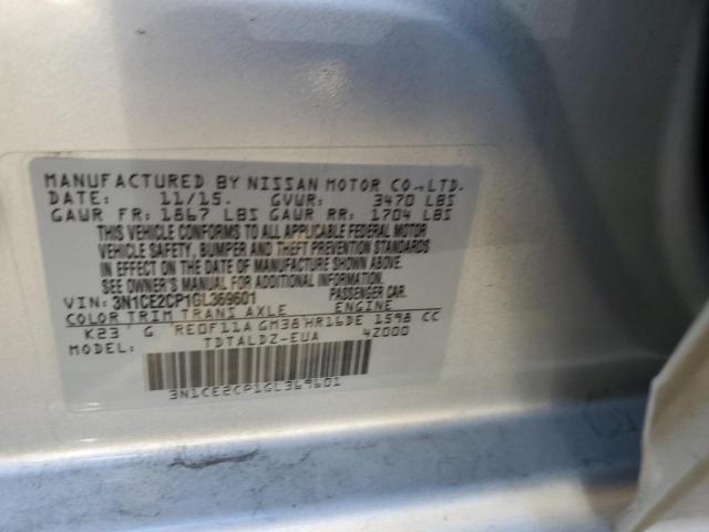 3N1CE2CP1GL369601 Nissan Versa Note S