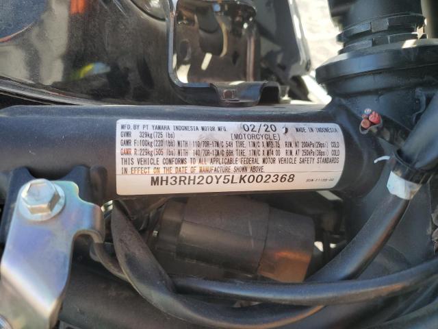 2020 YAMAHA MT-03 MH3RH20Y5LK002368