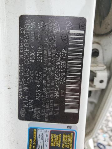 KNAGM4AD5F5080450 KIA OPTIMA HYBRID
