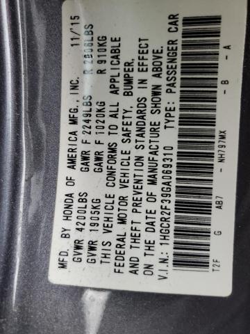 2016 HONDA ACCORD LX #3268664978