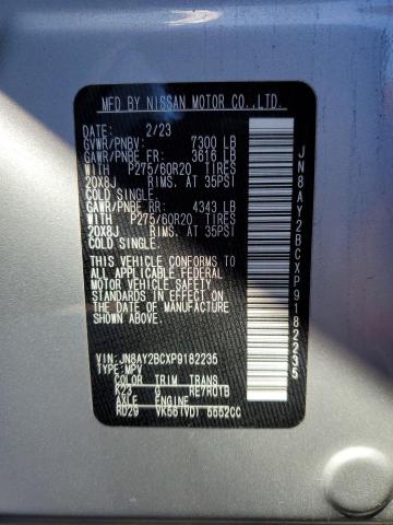 JN8AY2BCXP9182235 Nissan Armada Sl