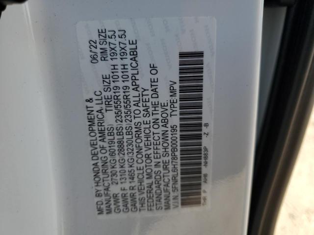 2023 HONDA ODYSSEY SP 5FNRL6H78PB000195