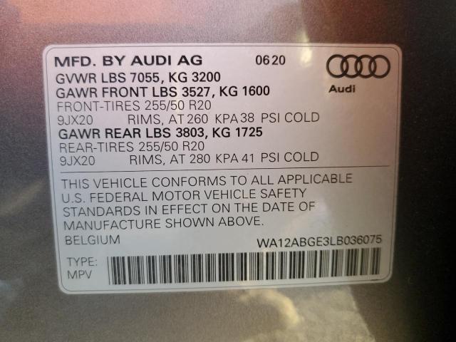 WA12ABGE3LB036075 Audi E-Tron SPO 10