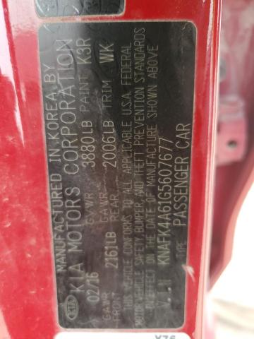 KNAFK4A61G5607677 KIA FORTE LX