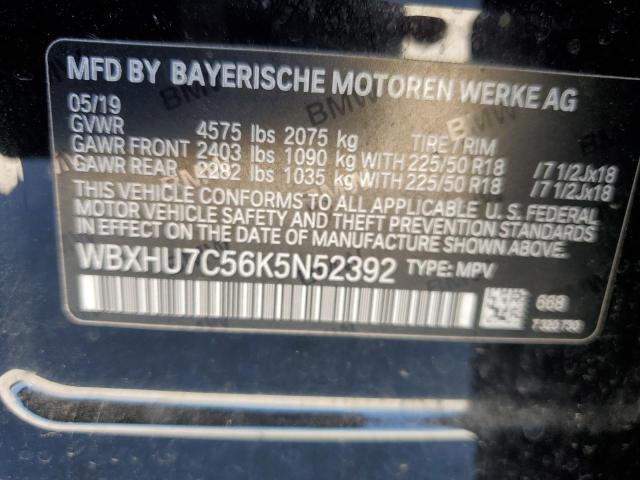 WBXHU7C56K5N52392 BMW X1 SDRIVE2 13