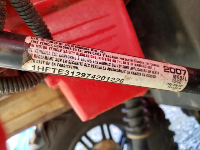 2007 HONDA TRX500 FM 1HFTE312974201226