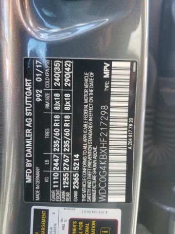 WDC0G4KBXHF217298 Mercedes-Benz Glc 300 4matic