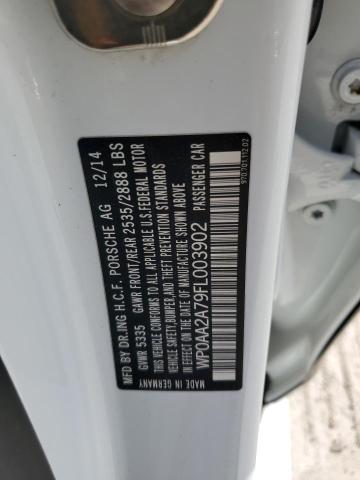WP0AA2A79FL003902 Porsche PANAMERA 2