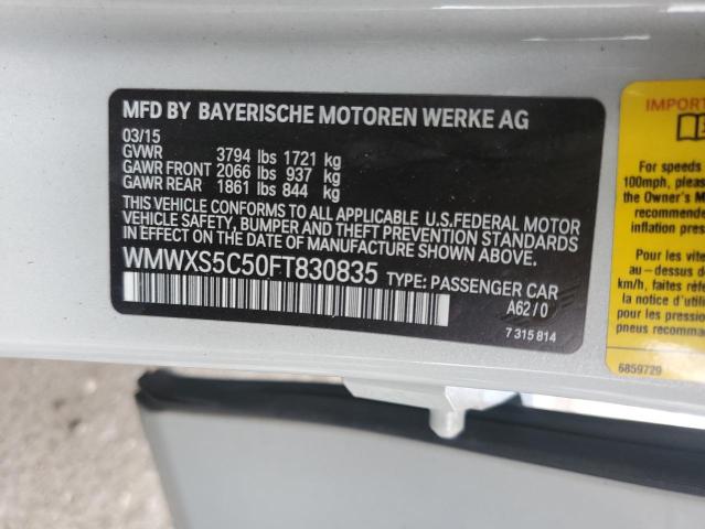 2015 MINI COOPER - WMWXS5C50FT830835