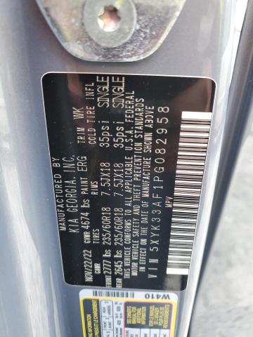 5XYK33AF1PG082958 KIA Sportage Ex