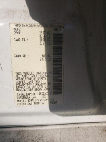 1N4AL3AP3JC480257 Nissan ALTIMA 2.5