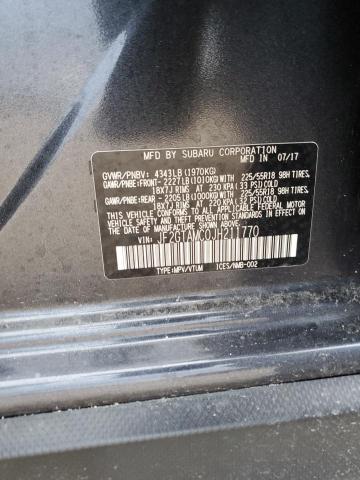 JF2GTAMC0JH211770 Subaru Crosstrek Limited
