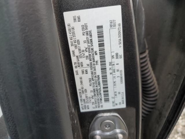 1FMCU9F63LUB97806 Ford ESCAPE S