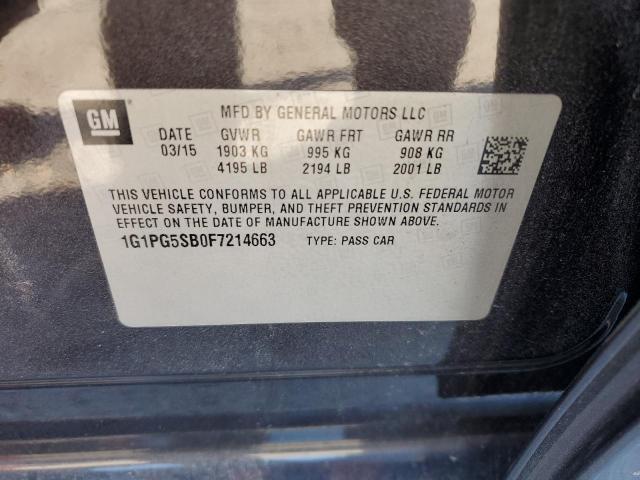 2015 CHEVROLET CRUZE LTZ - 1G1PG5SB0F7214663
