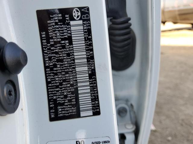 5YFBURHEXEP165696 Toyota COROLLA L