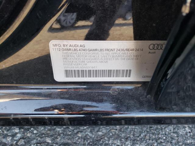 VIN WAUAFAFL5DN031647 2013 Audi A4, Premium no.13