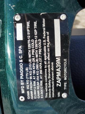 2020 VESPA GTS ZAPMA39M9L5300213