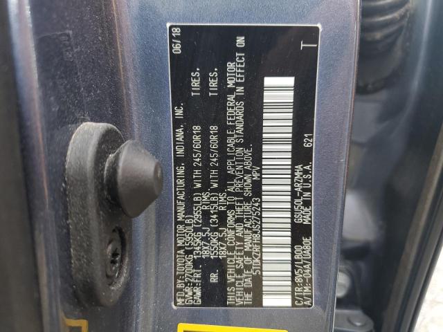 2018 TOYOTA HIGHLANDER - 5TDKZRFH8JS275243