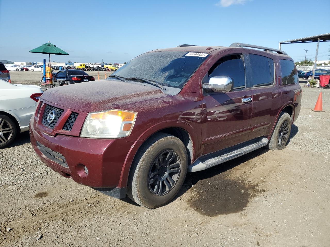 2012 Nissan Armada at CA San Diego Copart lot 70544623