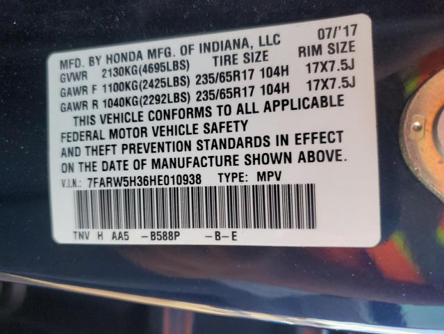 7FARW5H36HE010938 Honda CR-V LX