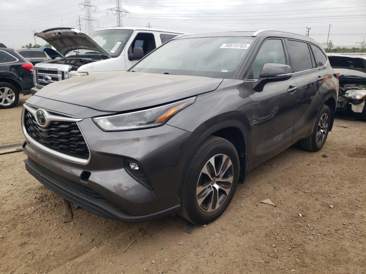 5tdgzrbh8ms145947 5TDGZRBH8MS145947 2021 Toyota Highlander Xle