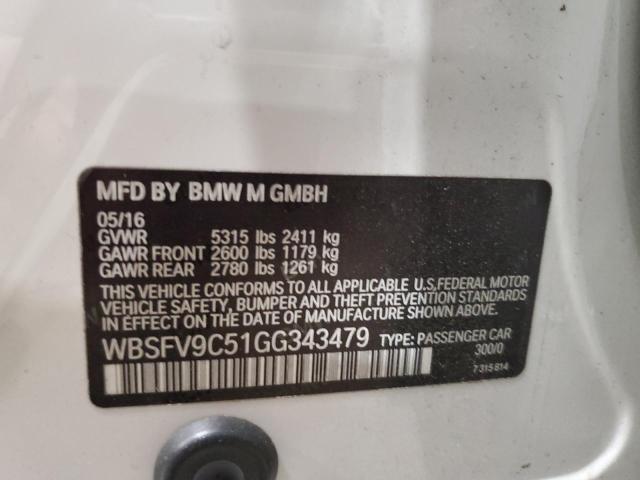 WBSFV9C51GG343479 BMW M5