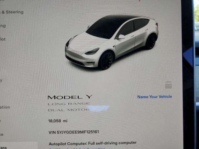 2021 TESLA MODEL Y - 5YJYGDEE9MF125161