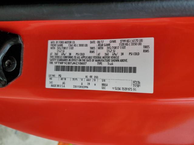 1FTMF1CB7JKC15657 Ford F150