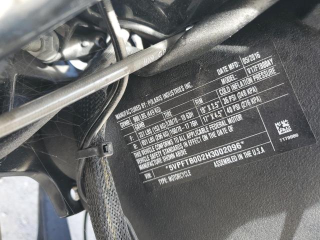 2017 VICTORY MOTORCYCLES OCTANE - 5VPFTB002H3002096