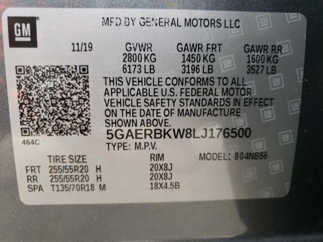 5GAERBKW8LJ176500 Buick Enclave Essence