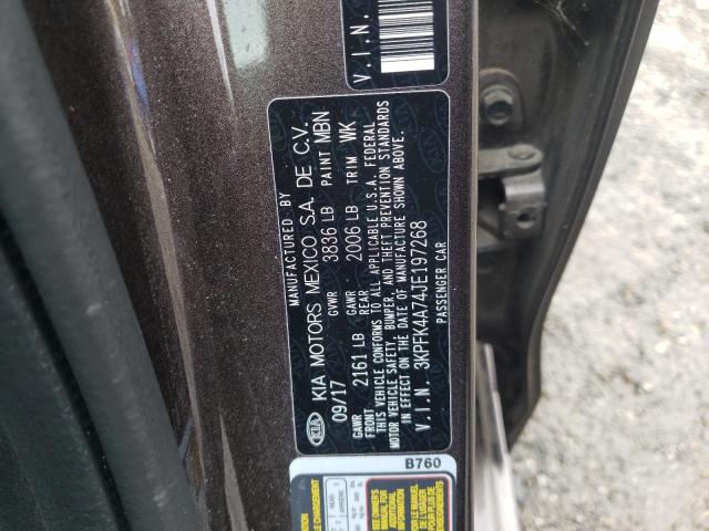 3KPFK4A74JE197268 KIA FORTE LX