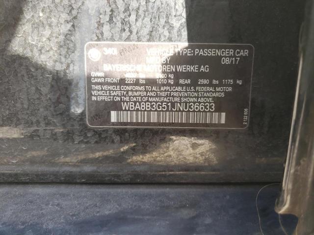 WBA8B3G51JNU36633 BMW 340 I