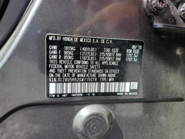 3CZRU5H52GM715078 Honda HR-V EX