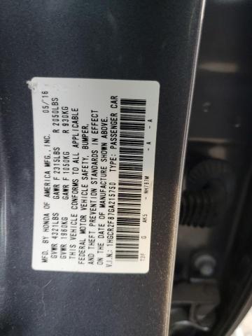 2016 HONDA ACCORD EXL - 1HGCR2F87GA215750