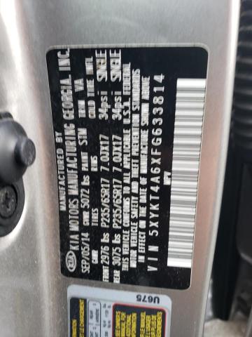 5XYKT4A6XFG633814 KIA SORENTO LX