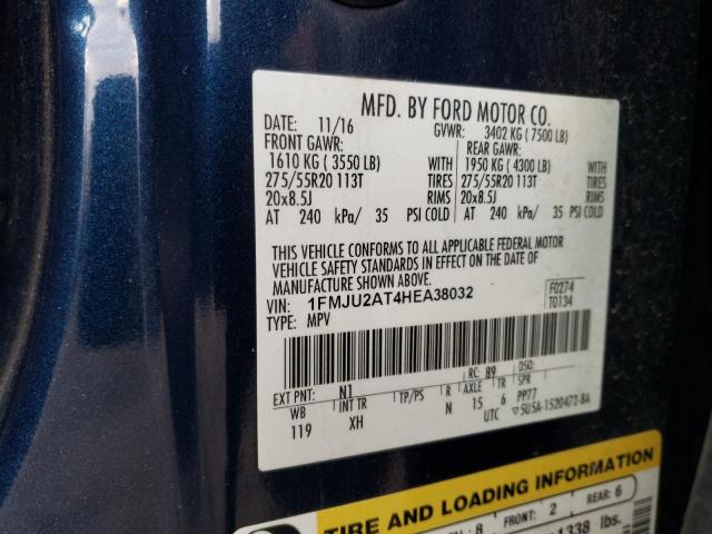 1FMJU2AT4HEA38032 Ford Expedition Limited