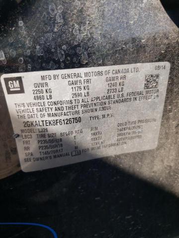 2015 GMC TERRAIN SL - 2GKALTEK8F6126750