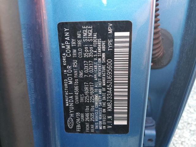 KM8J33A45JU695600 Hyundai TUCSON SEL