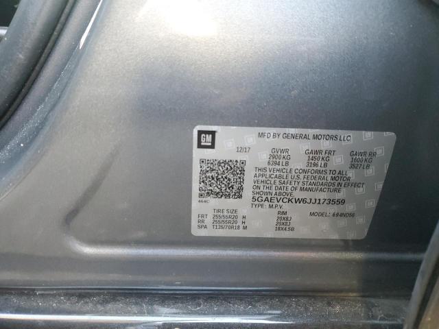 2018 BUICK ENCLAVE AV - 5GAEVCKW6JJ173559