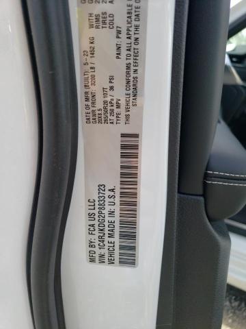 1C4RJKDG2P8833723 Jeep Grand Cherokee L Overland