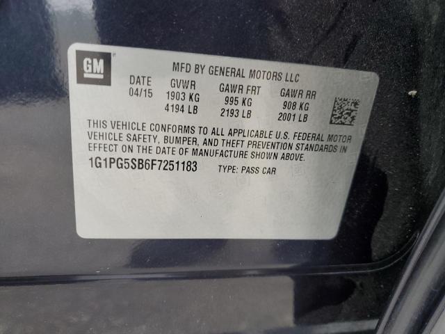 2015 CHEVROLET CRUZE LTZ - 1G1PG5SB6F7251183