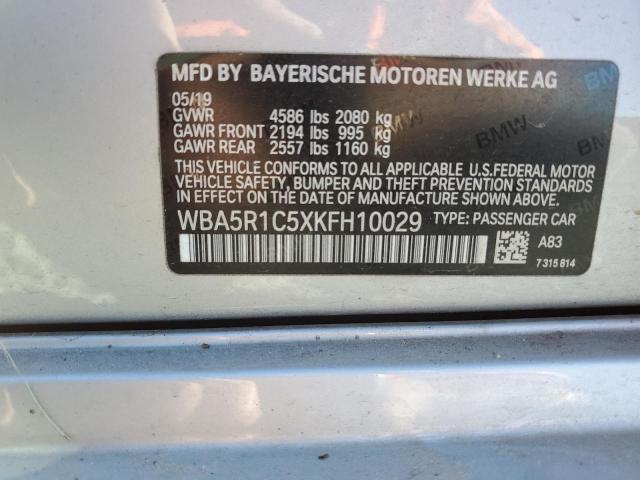 WBA5R1C5XKFH10029 BMW 330I