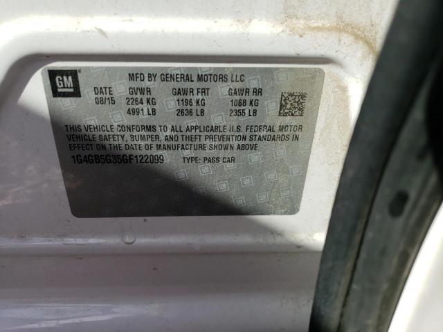 1G4GB5G35GF122099 Buick Lacrosse